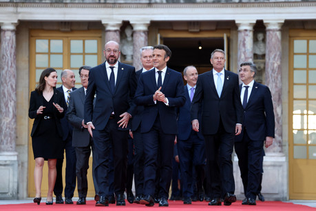Les 27 pays de l’UE réunis à Versailles, jeudi et vendredi, pour évoquer la situation en Ukraine. (Photo: Union européenne)