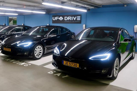 La start-up cherche a augmenté son parc qui compte actuellement 60 véhicules électriques. (Photo: Ufodrive)