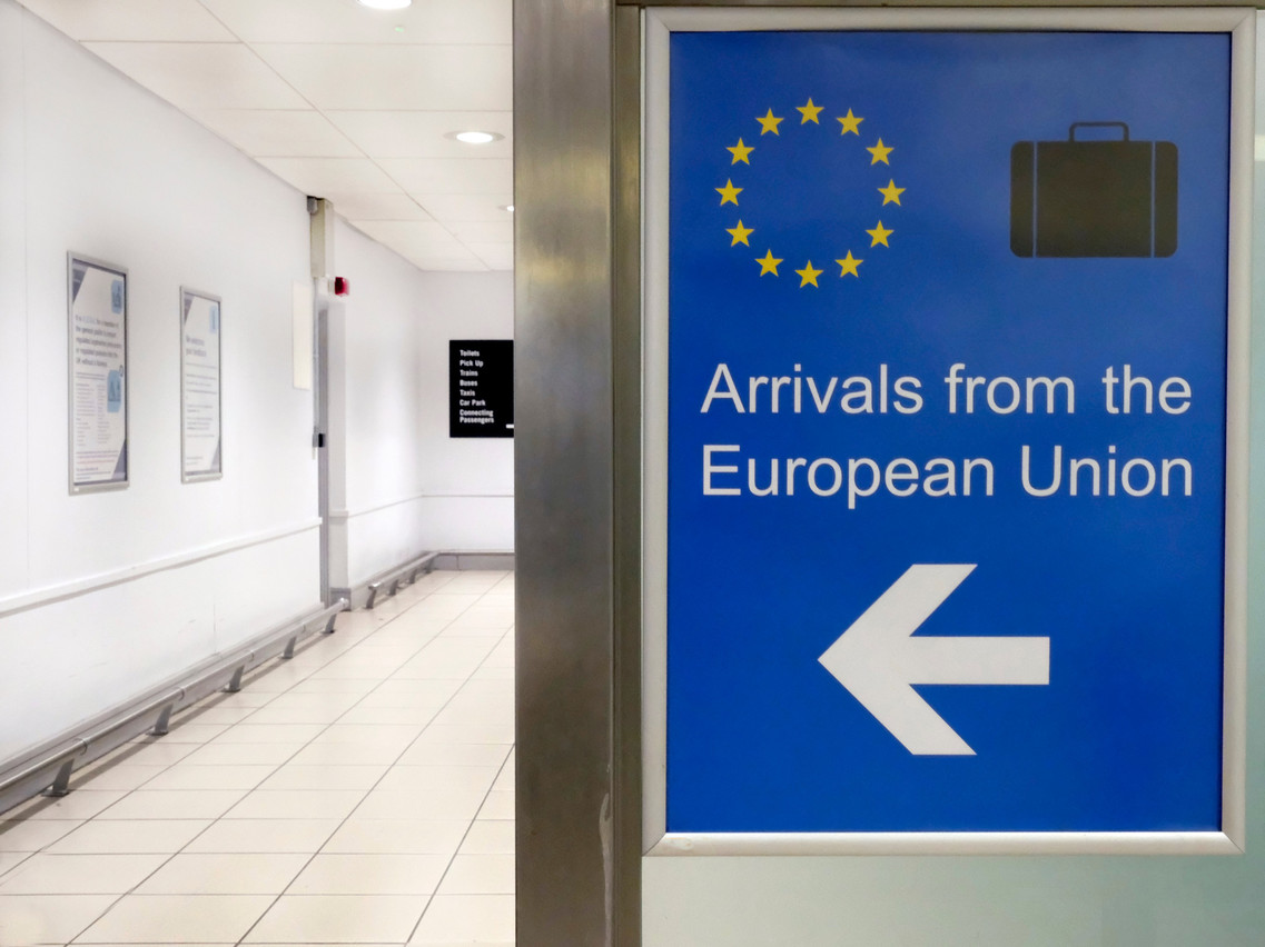 The UK from 1 October will no longer accept national ID cards as proof of identity for arrivals from the EU Photo: Shutterstock
