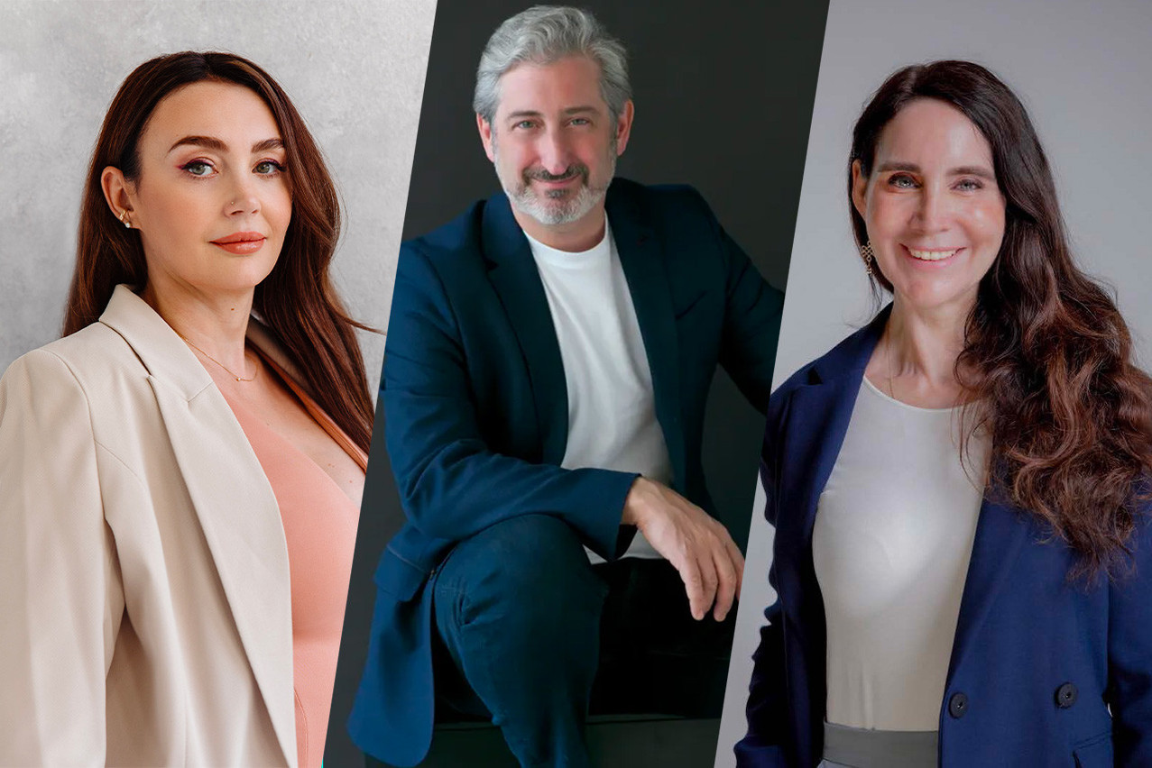  De gauche à droite: Eryka Lehr, David Shrier et Prof. Dr. Anabel Ternès, trois des experts qui interviendront lors de Nexus2050, l’événement technologique international organisé au Luxembourg les 26 et 27 juin. (Photos DR/Montage: Maison Moderne)