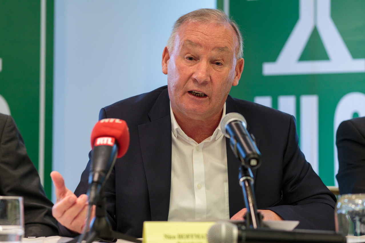Nico Hoffmann, président de l'ULC, a présenté le 14 mars les revendications électorales du groupe. (Photo: Matic Zorman/Archives)
