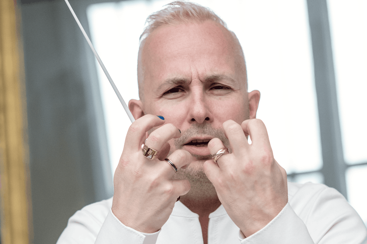 Le chef d’orchestre Yannick Nézet-Séguin © Photo: Arthur Elgort
