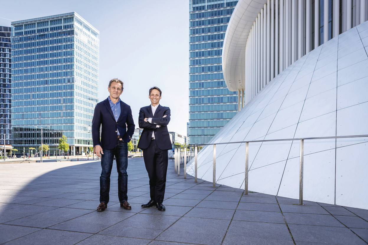 Éric Franc,  CEO de DNCA Finance  et Thomas Péan,  Head of Sales, DNCA Finance Luxembourg Photo : www.olivimages.com - Olivier Dessy