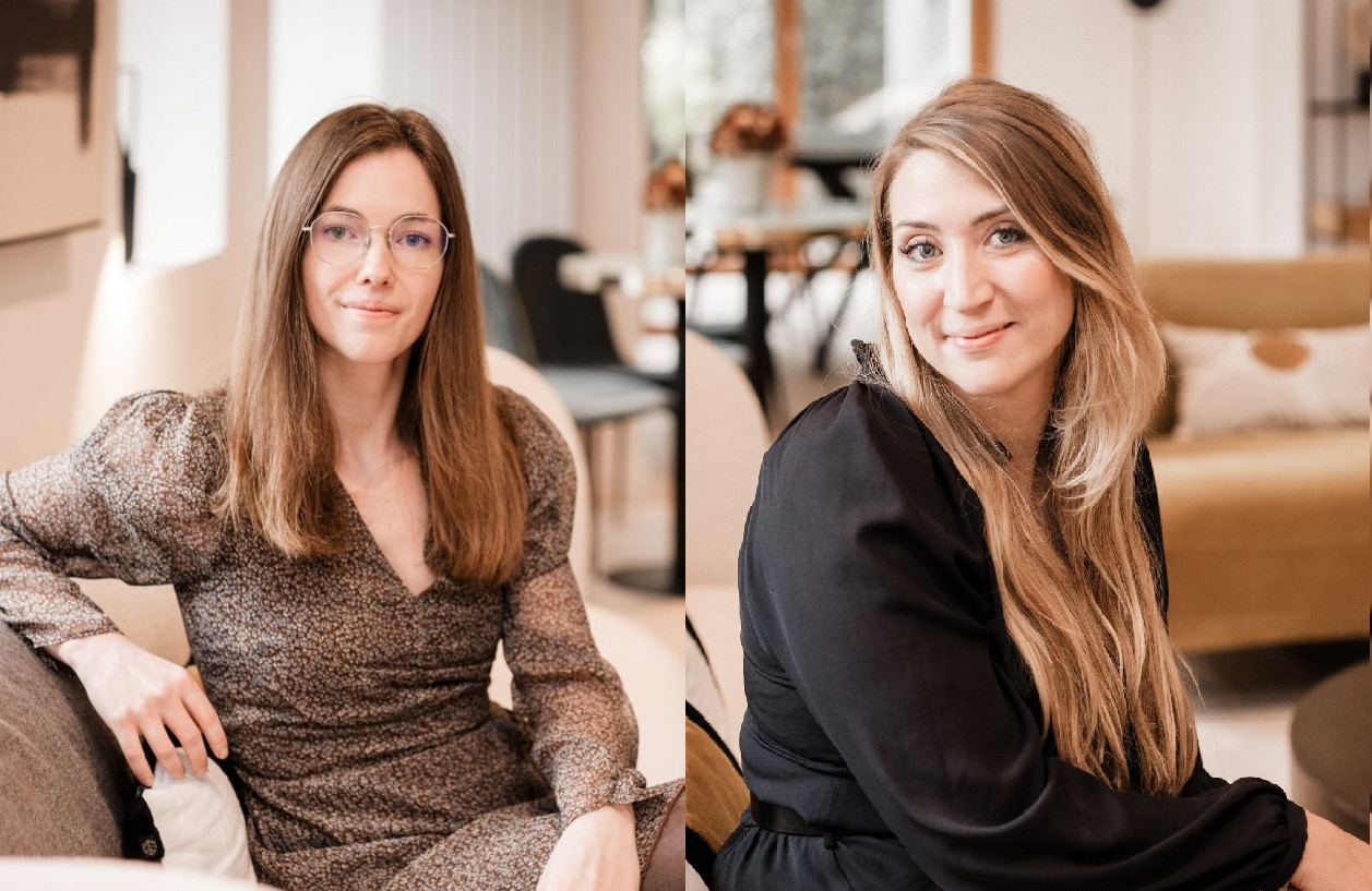 Emeline Rossignon and Gaëlle Leclerc. Photo: Caroline Photographe