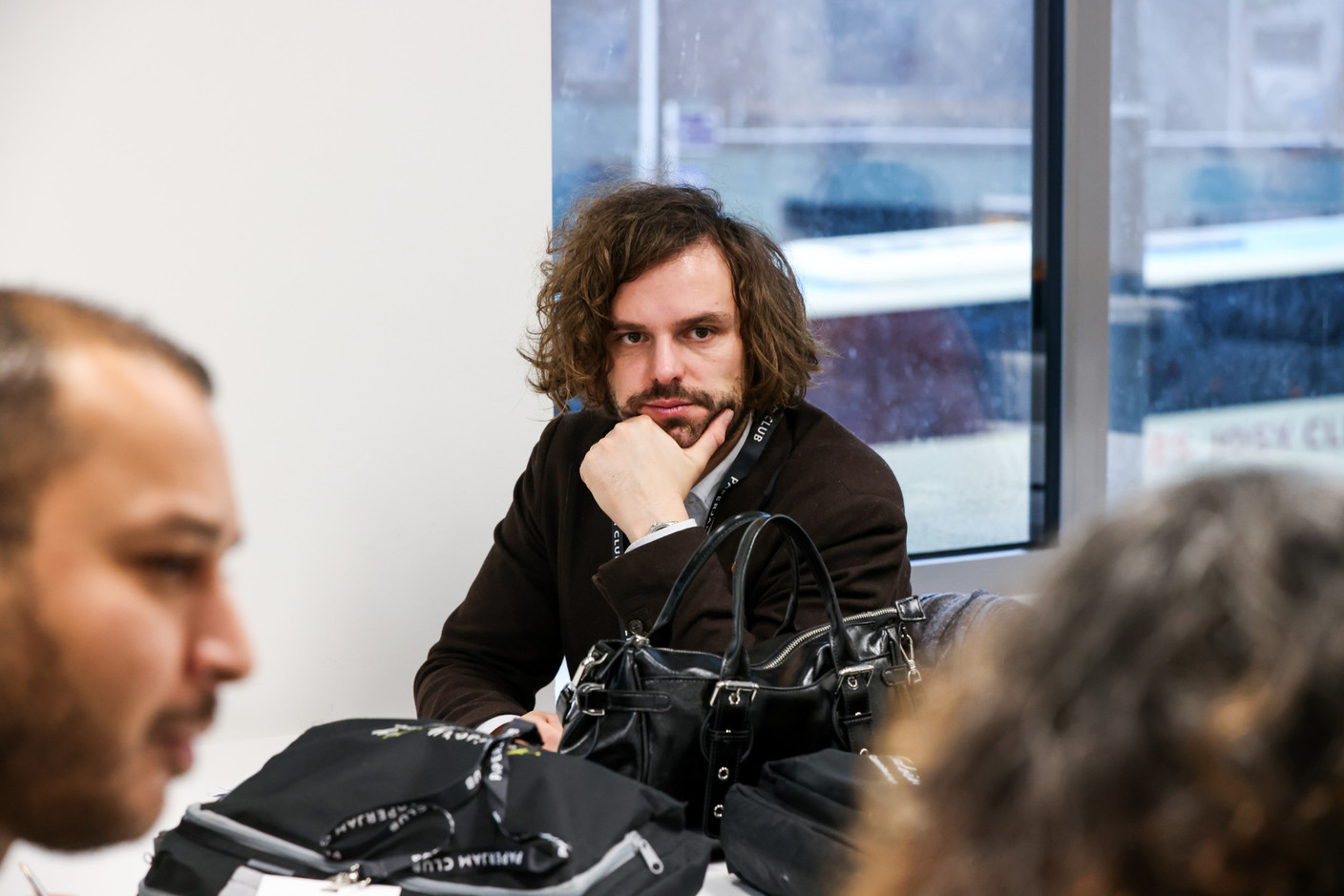 Gianluca D'Alessio (Farad International) seen during the training course on Agile management on Monday 27 November 2023. Photo: Eva Krins / Maison Moderne