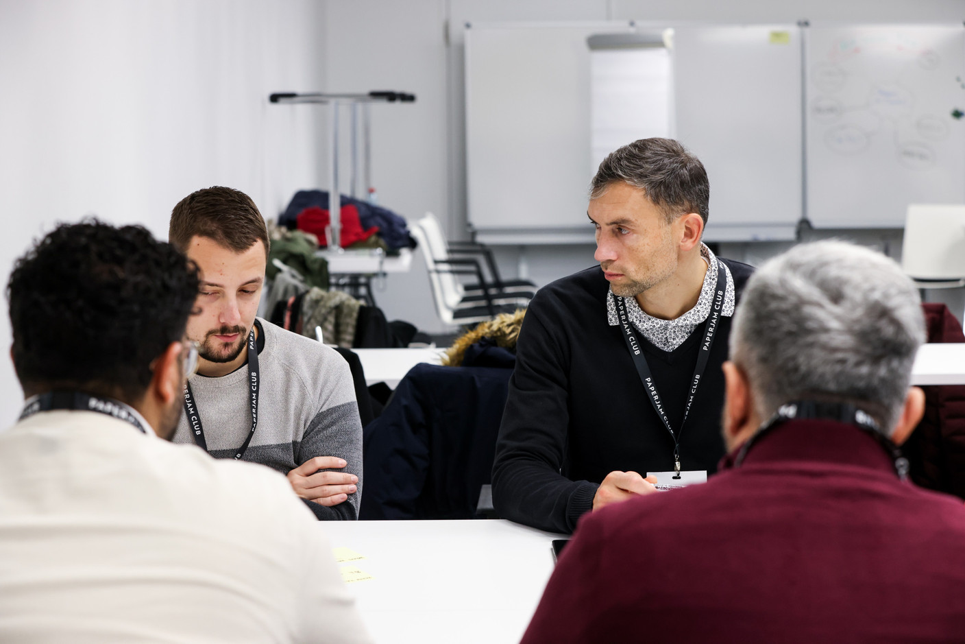 Jaromir Kolacny (i-Hub) during the training course for Agile managers during an Agile management training course on Monday 27 November 2023. Photo: Eva Krins / Maison Moderne