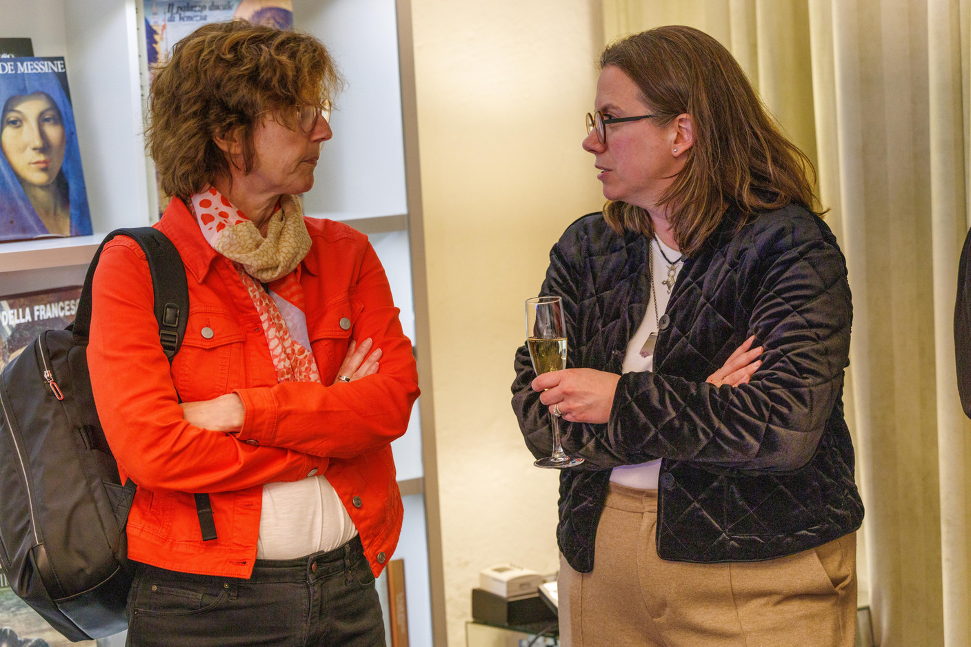 Caroline Thever (Elisabeth) et Emmanuelle Mitchell (Paperjam Club). (Photo: Florian Talon/Studion Photography)