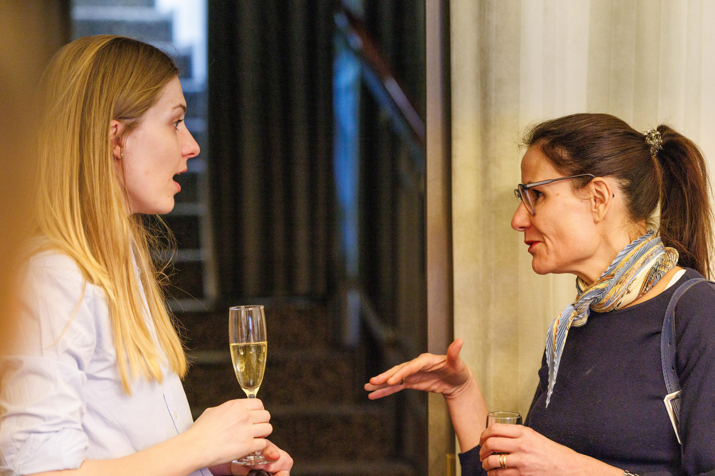 Sigita Vaskyte (Advanzia Bank) et Vanessa Grueneklee (Schroder Investment Management). (Photo: Florian Talon/Studion Photography)