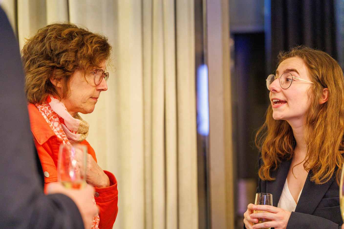 Caroline Theves (Elisabeth) et Tiphaine Fournier (Banque Transatlantique Luxembourg). (Photo: Florian Talon/Studion Photography)