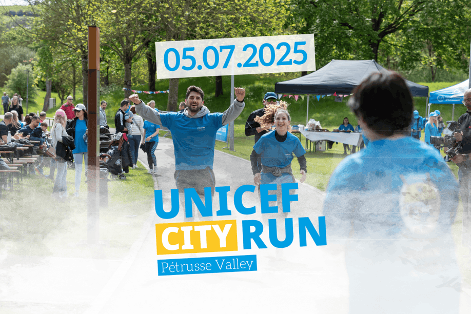 The Unicef City Run is an inclusive 1.2 km event in Luxembourg City, inviting individuals, families, schools and companies to run, fundraise and celebrate together in support of children worldwide. Photo: Unicef Luxembourg