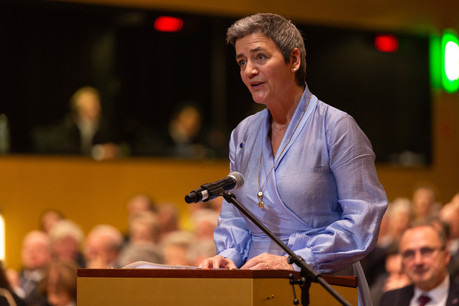 Margrethe Vestager desserre les règles relatives aux aides d’État. (Photo: Romain Gamba/ Maison Moderne )