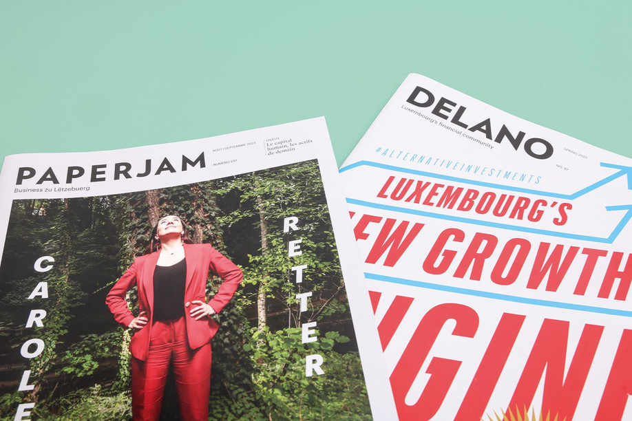 Paperjam and Delano magazines are published by Maison Moderne. Photo: Maison Moderne