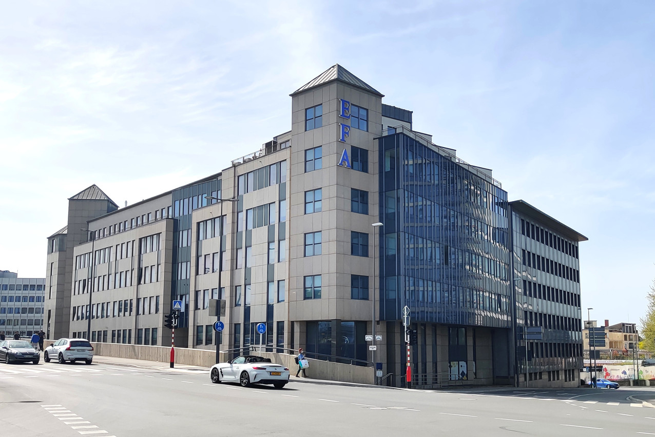 The headquarters of European Fund Administration in the Gare district, Luxembourg City. Photo: Christophe Lemaire/Maison Moderne (archives)