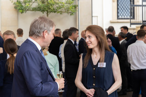 Guests at the US embassy reception. Photo: Romain Gamba/Maison Moderne