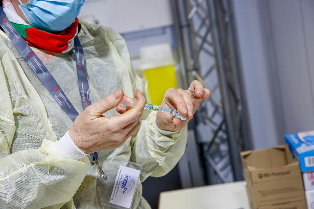 The number of first doses administered in Luxembourg has shrunk since the start of the year Library photo: SIP / Julien Warnand