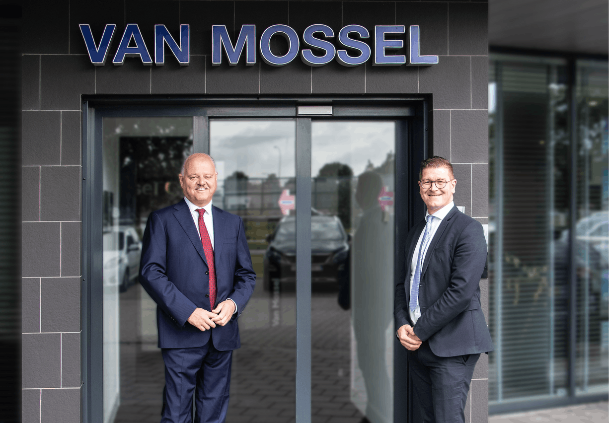 Eric Berkhof, fondateur et CEO du groupe Van Mossel, et Koen Claesen, CEO pour la Belgique et le Luxembourg. (Photo: Van Mossel)