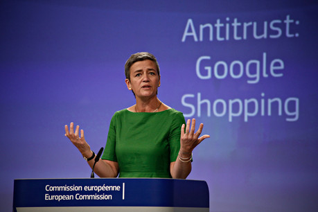 Ajouter le digital à la concurrence, le pire scénario pour les géants américains des technologies. Un signal fort qu’Ursula von der Leyen envoie à tous les acteurs de la planète en renforçant le pouvoir de Margrethe Vestager. (Photo: Shutterstock)