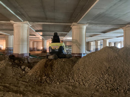 Sous la salle de la Cité judiciaire, une crypte archéologique a été créée pour protéger les vestiges d’un couvent. (Photo: Paperjam.lu)