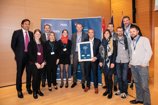 Docunify IP Company a notamment été récompensée en 2018 par le Prix de l’innovation de la Fedil. (Photo: Fedil / Raphaël Yoshitomi)