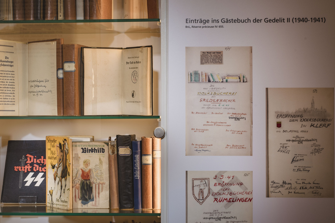 La littérature allemande propagandiste s’est imposée dans les bibliothèques du pays durant l’Occupation. Nader Ghavami / Maison Moderne