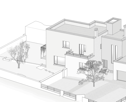 Axonométrie de la villa telle que projetée par Diane Heirend architecture & urbanisme. (Illustration: Diane Heirend architecture & urbanisme)