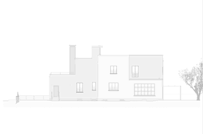 Situation projetée de la façade arrière ((Illustration : Diane Heirend architecture & urbanisme))