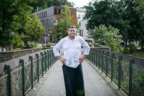 Lou Steichen: «Tous mes clients disent que c’est si calme, si vert, qu’on a l’impression d’être à la campagne.» (Photo: Mike Zenari)