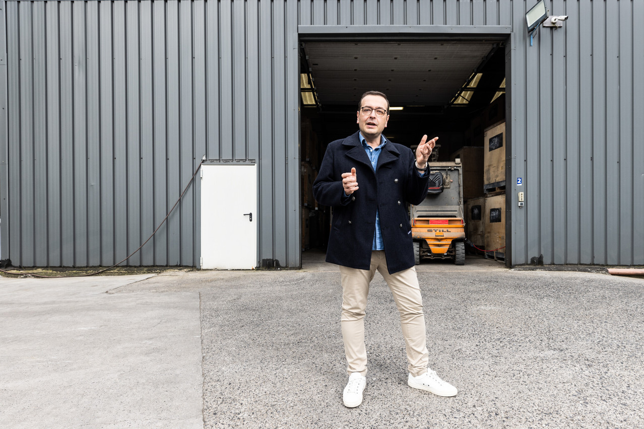 Vincent Lyonnet is the Director of Development and Communications at Steel Shed, the company he co-founded with his brother Dominique.  (Photo: Paperjam/archives)