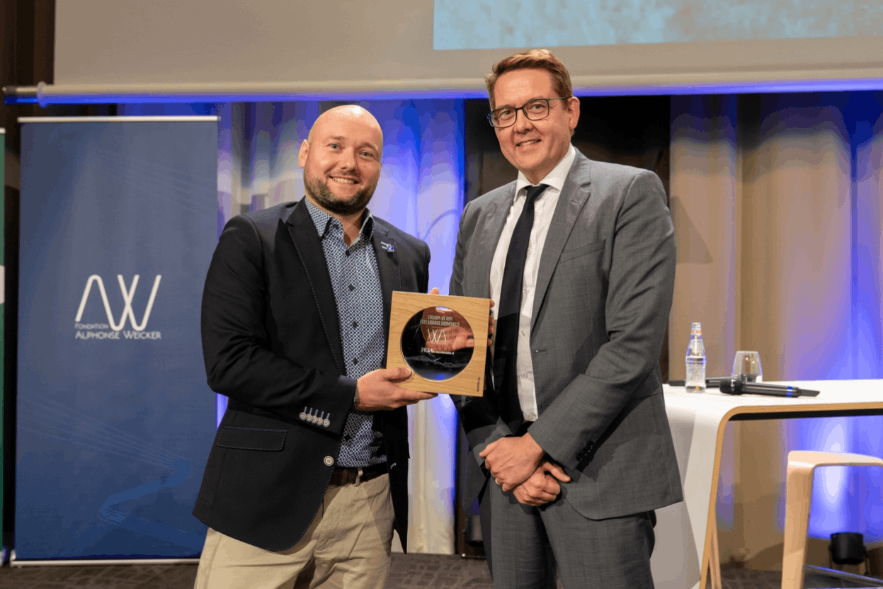 Johannes Steffgen (Vinçotte Luxembourg) and Yves Nosbusch (BGL BNP Paribas) Photo: INDR