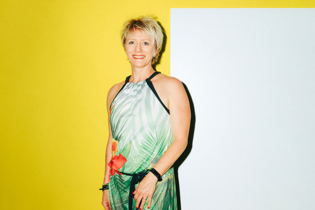 Virginie Ducommun founded Indoor Forest in 2021. Leading a team of four, she develops solutions focused on indoor air quality and smart buildings. (Photo: Julian Pierrot/Paperjam)