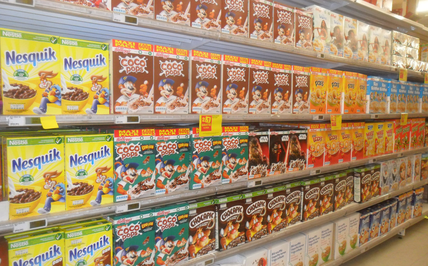 Quelques réalisations in-store (Photo : Shelf Service)