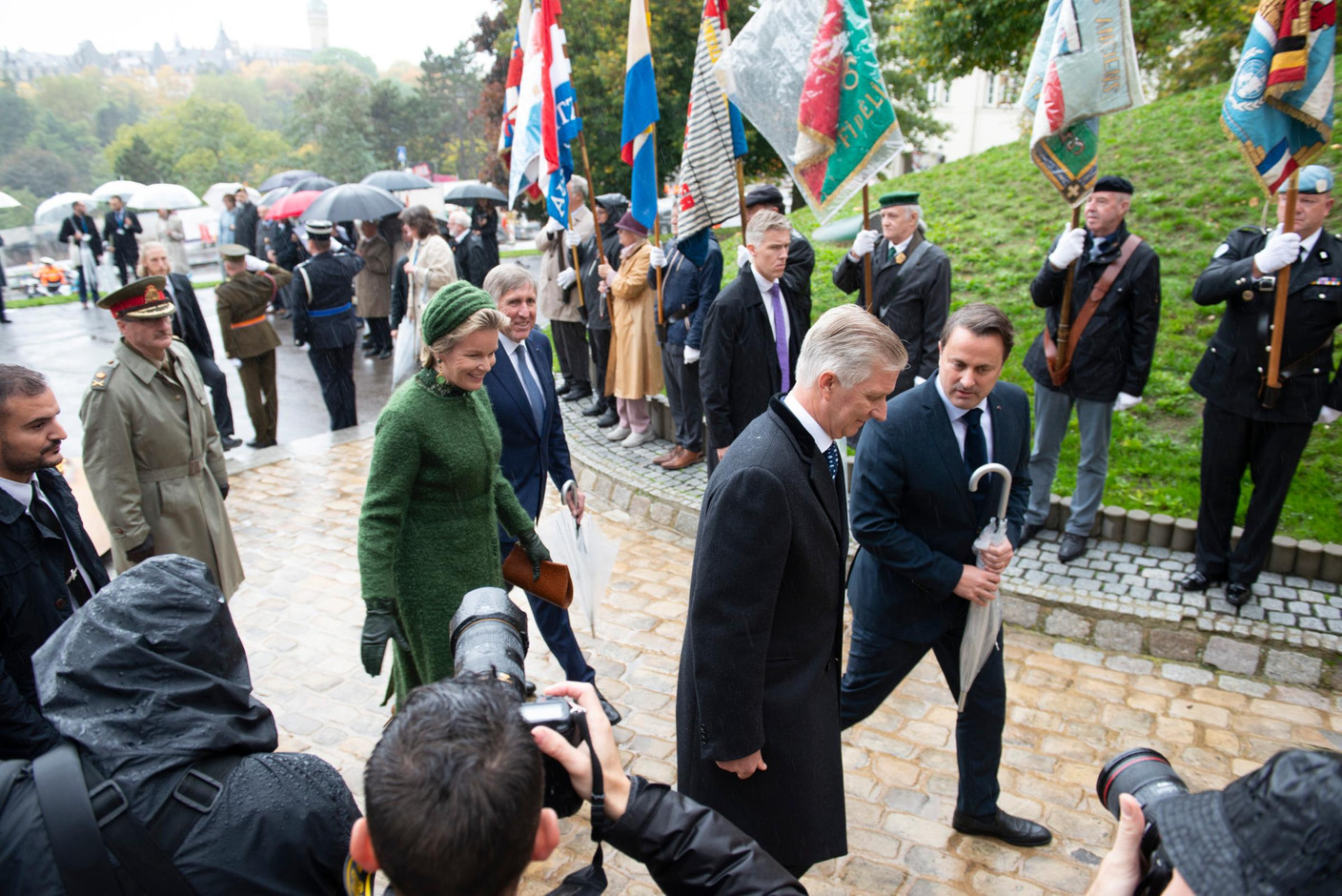 Première journée de la visite d’État de LL.MM. le Roi et la Reine des Belges (Photo: Anthony Dehez)