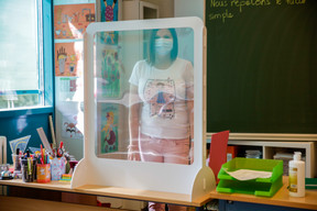 Visite du ministre Claude Meisch à l’école fondamentale Ribeschpont - 25.05.2020 ((Photo: Romain Gamba/ Maison Moderne))