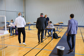Visite du ministre Claude Meisch à l’école fondamentale Ribeschpont - 25.05.2020 ((Photo: Romain Gamba/ Maison Moderne))