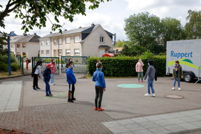 Visite du ministre Claude Meisch à l’école fondamentale Ribeschpont - 25.05.2020 ((Photo: Romain Gamba/ Maison Moderne))