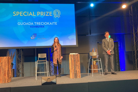 Guoda Treciokaite concourait dans la catégorie «Fashion design», mais a finalement obtenu le Prix spécial du jury, non prévu. (Photo: Luxinnovation)