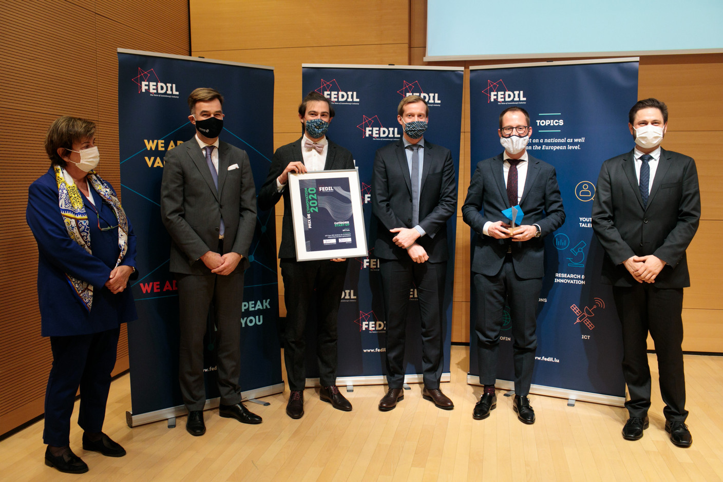 UFT a décroché le Prix de l’innovation dans la catégorie dédiée aux start-up. (Photo: Matic Zorman / Maison Moderne)