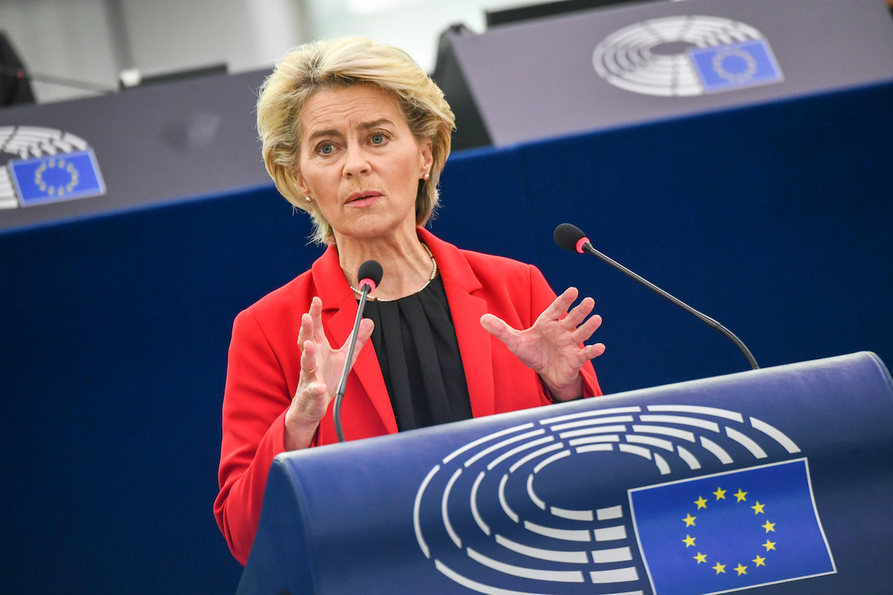 Ursula von der Leyen addressing the European Parliament’s plenary debate on the rule of law crisis in Poland on Tuesday said it was “a direct challenge to the unity of the European legal order.”  European Union 2021