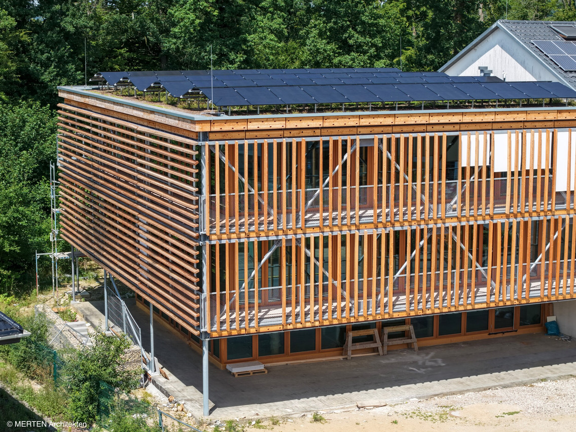 The ‘what you see is what you get’ philosophy applies to every aspect of this project in the municipality of Olm. Photo: Merten Architekten