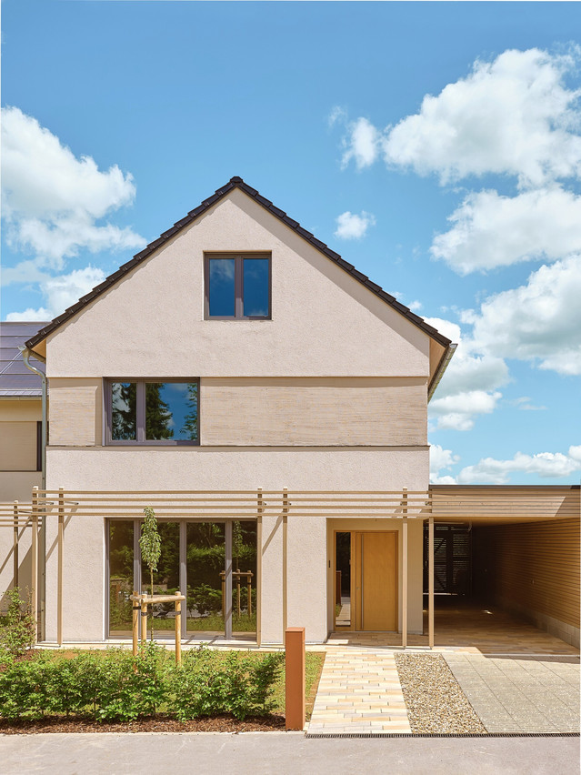 This building, designed by Witry & Witry, aims to intelligently increase the density of the existing rural fabric whilst delivering outstanding energy performance. Photo: www.willi-filz.com