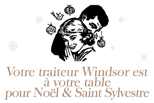 Menu à emporter pour Noël à Luxembourg, Catering & Cantine Windsor (création : service marketing, création fait maison) (Photo : Windsor)