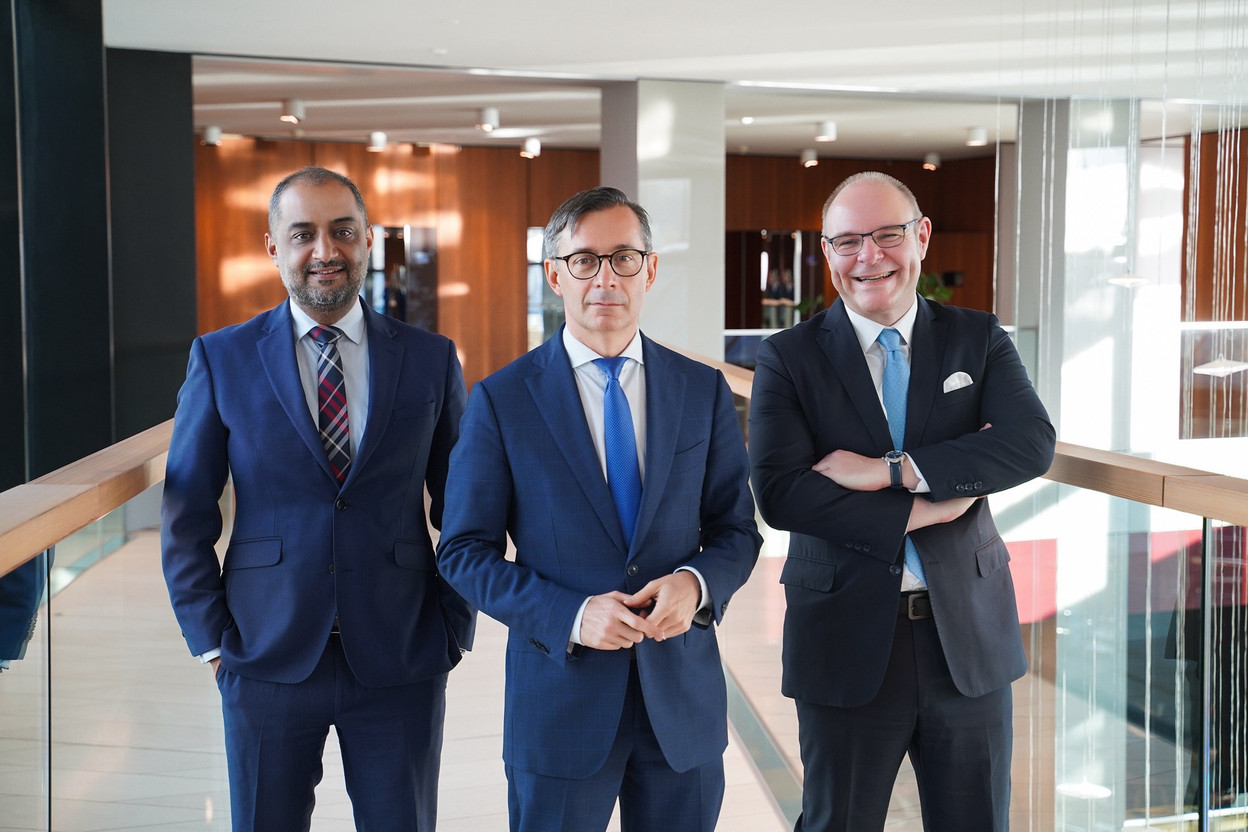 Ajay Bali, Technology Consulting Leader, Brice Lecoustey, Asset Servicing Leader et Norman Finster, Alternative Investments Leader, partagent les 5 tendances qui ont façonné l’asset servicing en 2025. (Photo: EY Luxembourg)