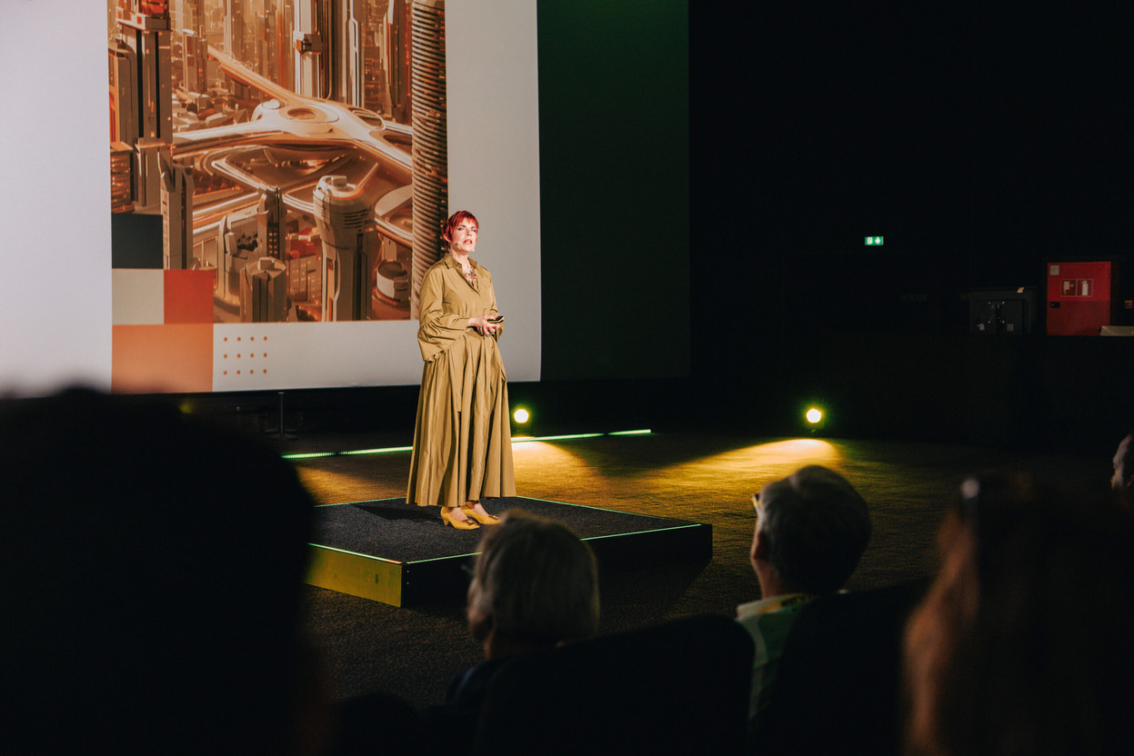Vinciane Istace, people, experience & change (PE&C) leader at PwC Luxembourg. (Photo: Julian Pierrot/Paperjam)