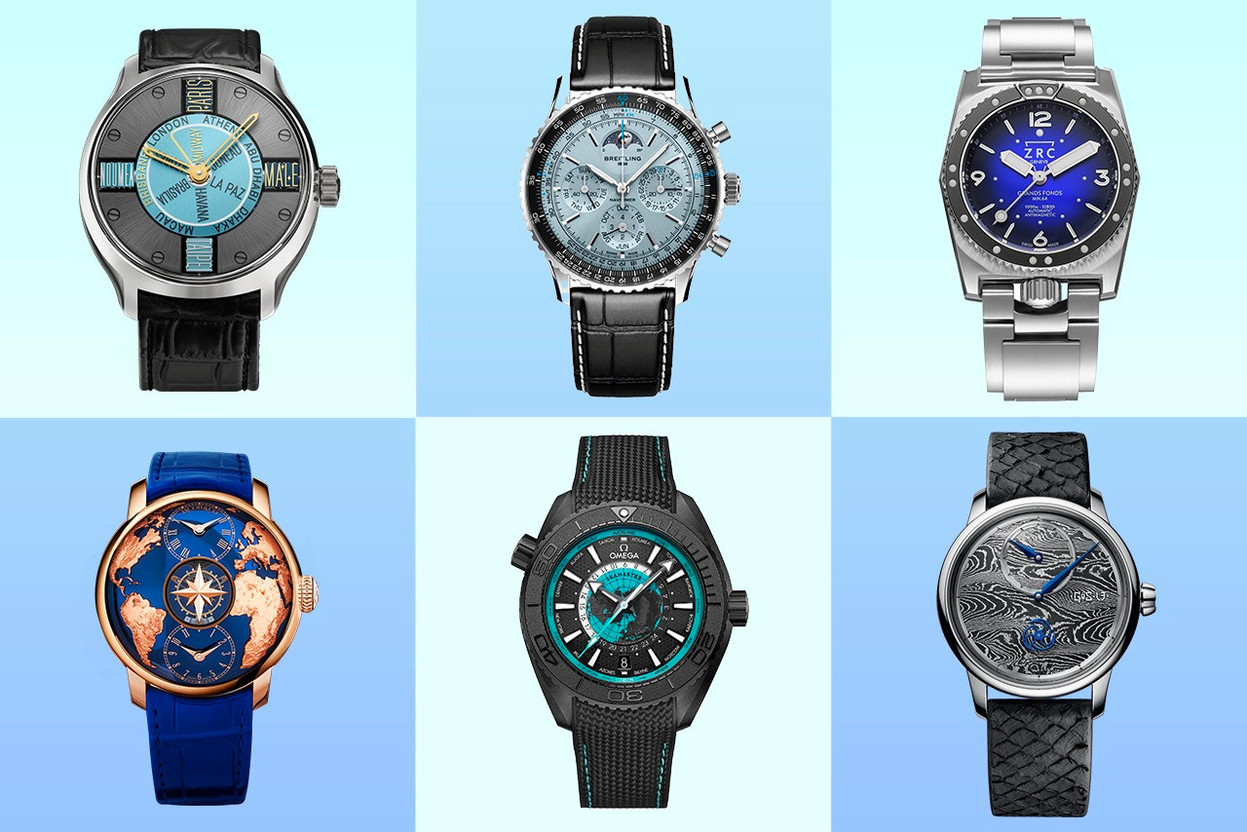 Here’s our selection selection of timepieces for the month. Photos: Jacob & Co., Byrne Watch, Breitling, Louis Erard, Omega, ZRC