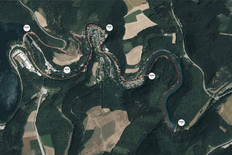 Le festival Water Walls se déroulera sur cinq sites de la Haute-Sûre, à proximité des barrages. (Photo: Water Walls)