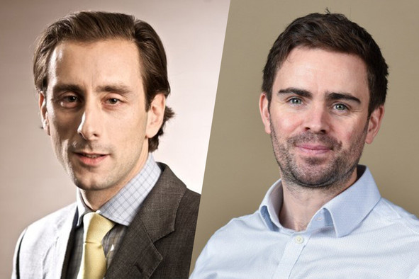 À gauche, Philippe Roset rejoint Waystone, comme director of European ETF sales. À droite, Rob Gallagher prend la fonction de senior ETF product manager. (Photos: LinkedIn; montage: Paperjam)