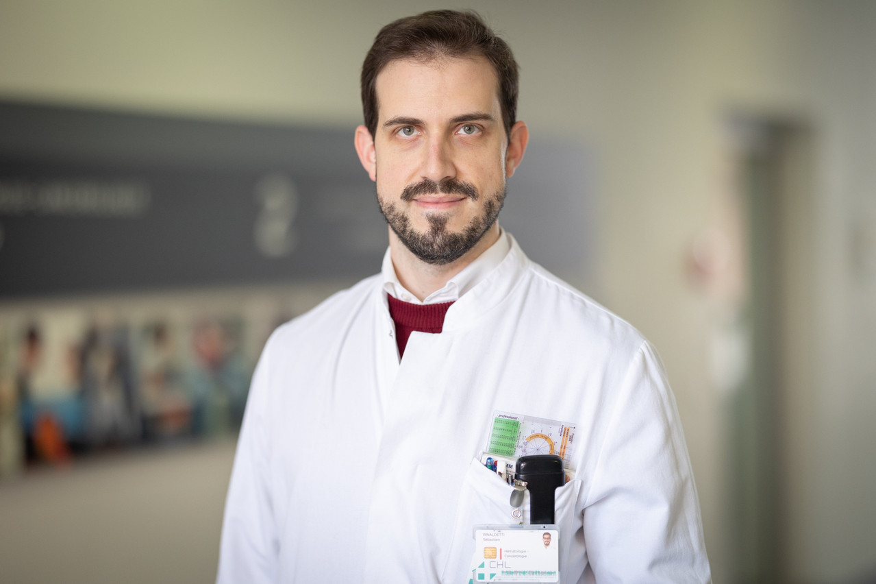Sébastien Rinaldetti is a physician-scientist at the Centre Hospitalier de Luxembourg. Photo: Paul Foguenne