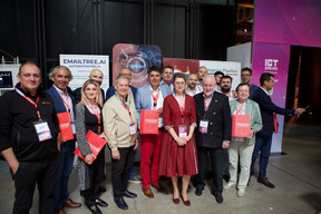 RomLux had a pavilion at ICT Spring, a global technology conference held in Luxembourg in June 2022. Photo: RomLux