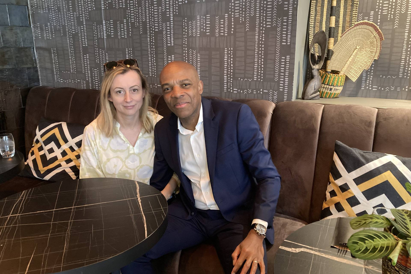 Kate and Kenneth Agu are the owners of Odum. Photo: Céline Coubray/Maison Moderne