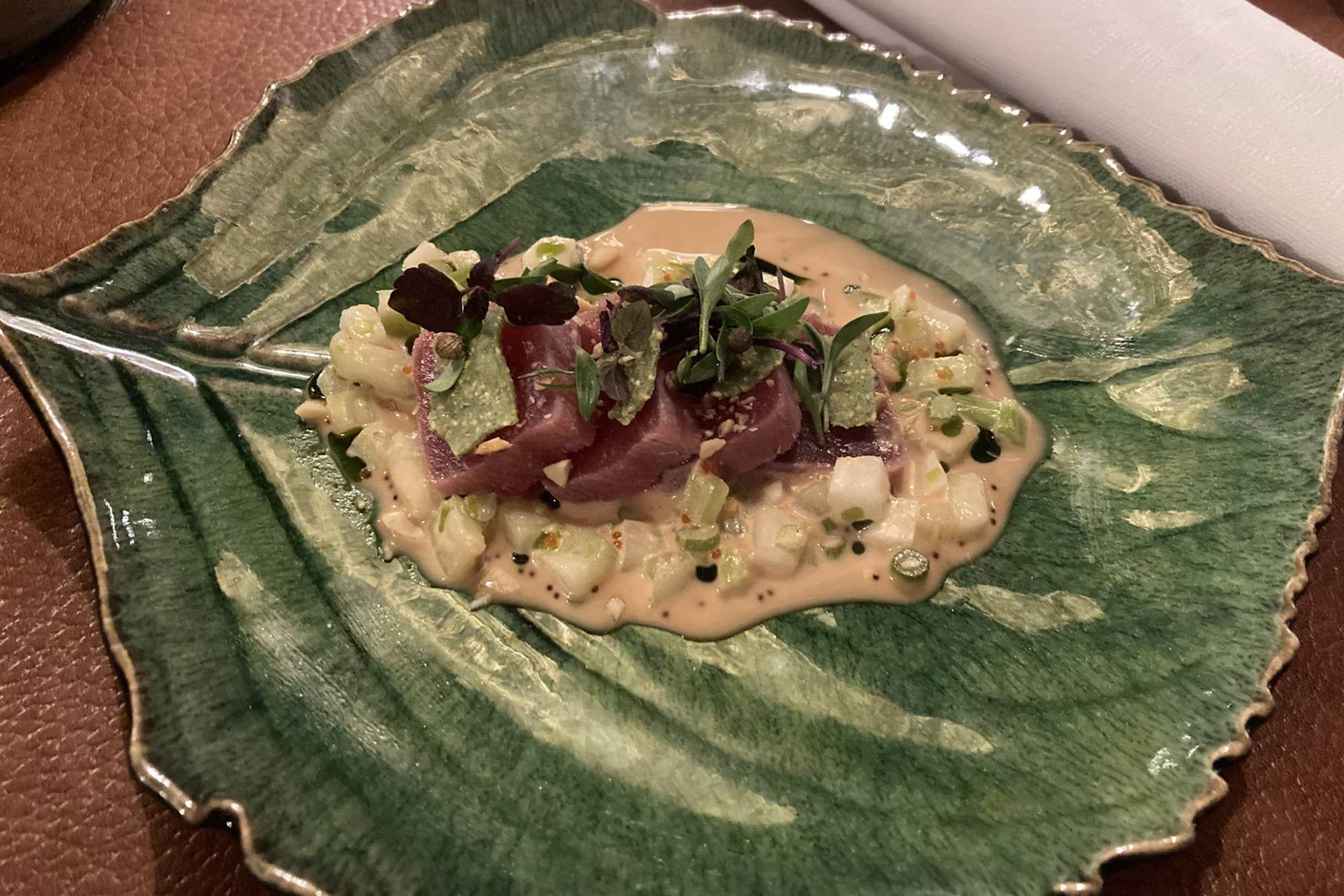 Saku tuna tataki. Photo: Paperjam